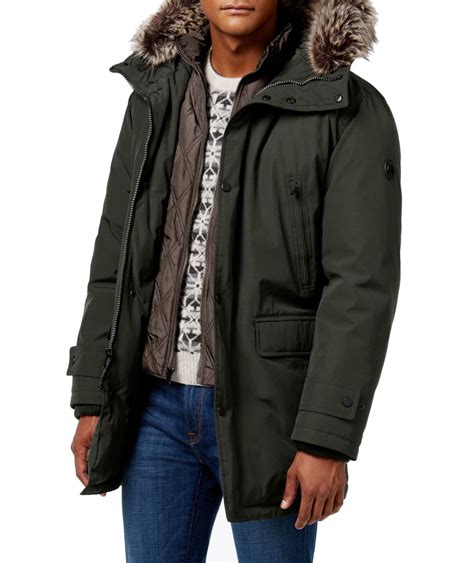 michael kors mens parka jacket|Michael Kors men's suit jacket.